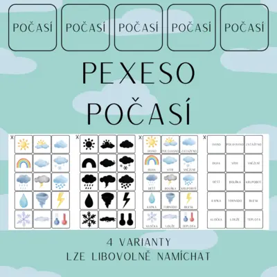 PEXESO - POČASÍ