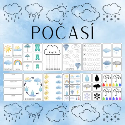 POČASÍ - AKTIVITY