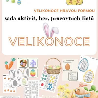 Velikonoce - sada aktivit, pracovní listy