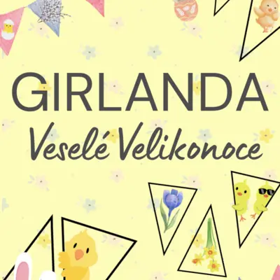 Girlanda- Velikonoce 