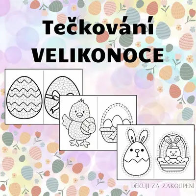 VELIKONOCE - tečkování