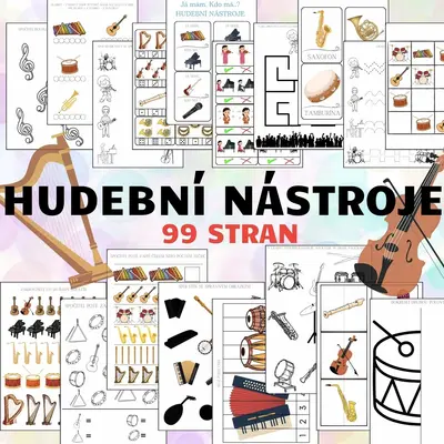 Hudební nástroje - 99 stran