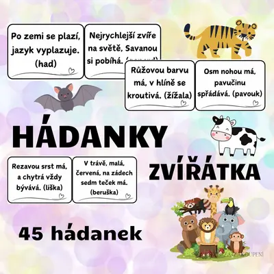 Hádanky - ZVÍŘÁTKA