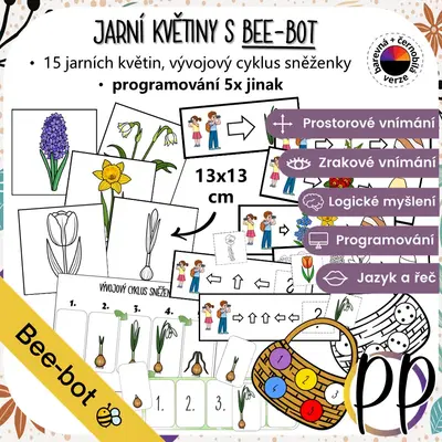 Jarní květiny s Bee-bot