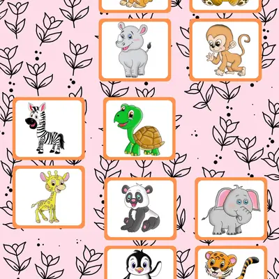 Demonstrační kartičky - Zoo