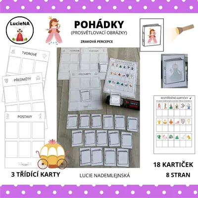 POHÁDKY - PROSVĚTLOVACÍ OBRÁZKY