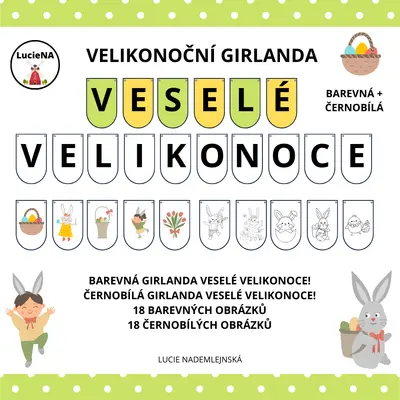 VELIKONOČNÍ GIRLANDA