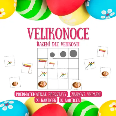 VELIKONOCE - řazení dle velikosti