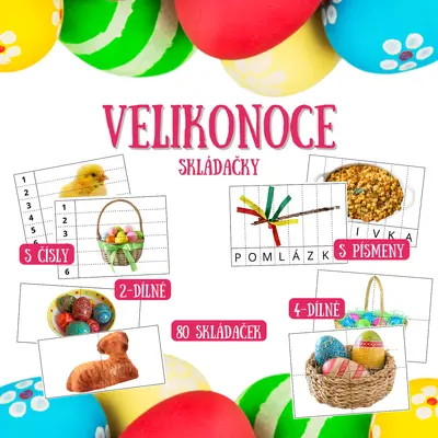 VELIKONOCE - skládačky
