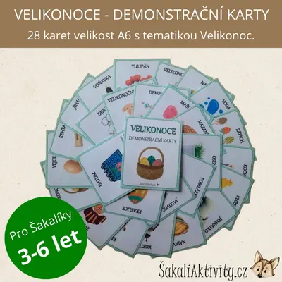 VELIKONOCE - demonstrační karty