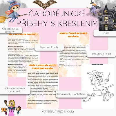 Čarodějnické příběhy s kreslením