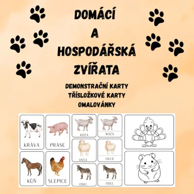 DOMÁCÍ A HOSPODÁŘSKÁ ZVÍŘATA