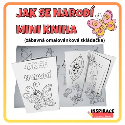JAK SE NARODÍ MOTÝL mini kniha
