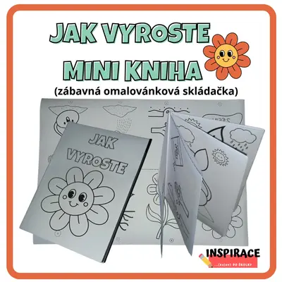 JAK VYROSTE KVĚTINA  mini kniha
