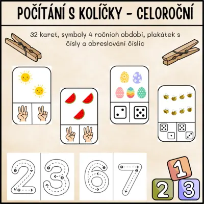   POČÍTÁNÍ S KOLÍČKY – CELOROČNÍ
