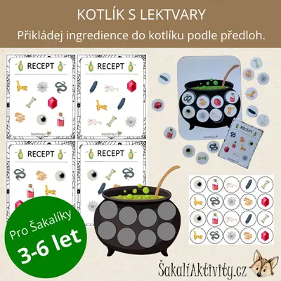  KOTLÍK S LEKTVARY - přiřazovací aktivita 