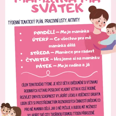 KOMPLETNÍ PŘÍPRAVA - Maminka má svátek, Den matek 