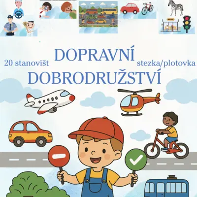 🚦🚗 Dopravní dobrodružství – Interaktivní stezka pro malé cestovatele! 🚕🚲