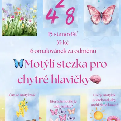 🦋✨ Motýlí stezka pro chytré hlavičky ✨🦋