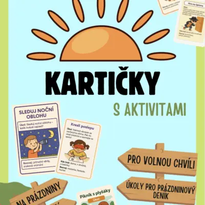 Zábavné úkoly, aktivity, prázdniny - úkolové karty