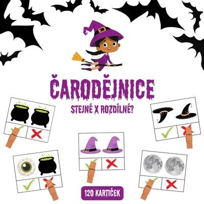 ČARODĚJNICE - stejné x rozdílné?