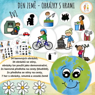 Den Země - Obrázky s hrami - 8v1