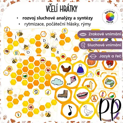 Včelí hrátky - rozvoj sluchového vnímání
