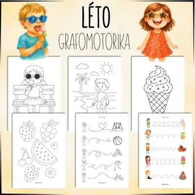 Léto - Grafomotorika