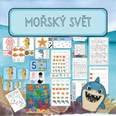 MOŘSKÝ SVĚT - pracovní listy