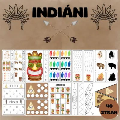 INDIÁNI - AKTIVITY