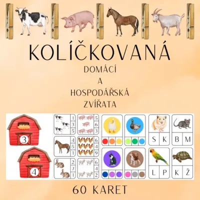 KOLÍČKOVANÁ DOMÁCÍ A HOSPODÁŘSKÁ ZVÍŘATA