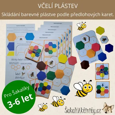 Sada aktivit - VČELÍ PLÁSTEV - stavba podle předlohy