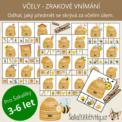  VČELY - Co se skrývá za úlem? - zrakové vnímání 