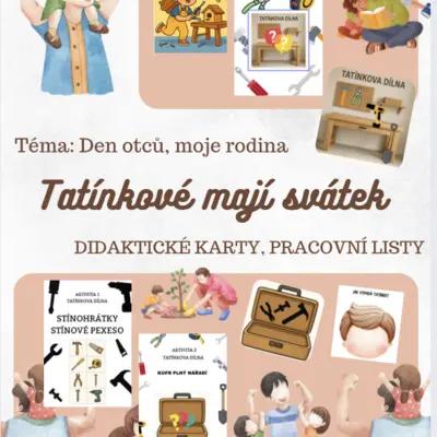 Tatínek má svátek, moje rodina (Den otců) - SADA AKTIVIT