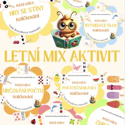 Didaktické hry, aktivity - letní edice