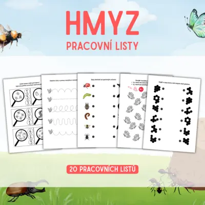 HMYZ - pracovní listy