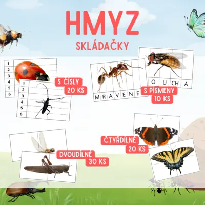 HMYZ - skládačky