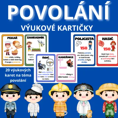 POVOLÁNÍ - výukové kartičky