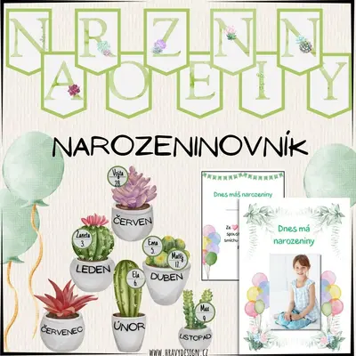 Narozeninovník - Sukulenty