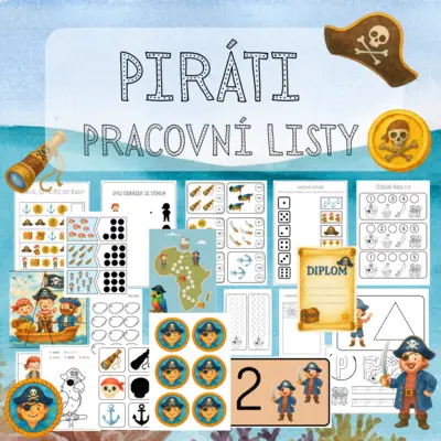 Piráti - pracovní listy