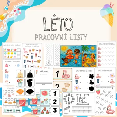 LÉTO - pracovní listy