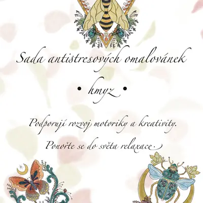 HMYZ- Antistresové omalovánky 