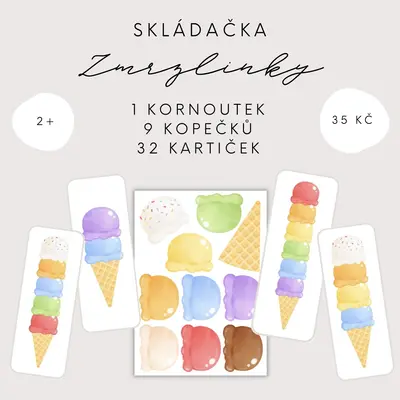Skládání zmrzliny