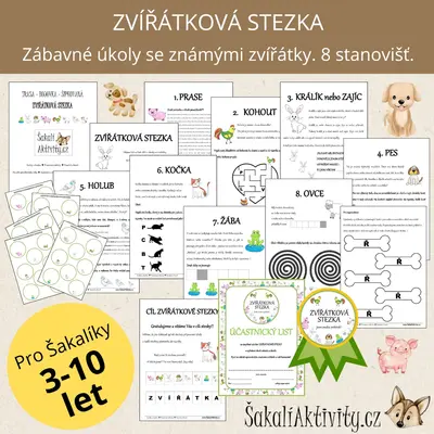  Šakalíkova trasa - ZVÍŘÁTKOVÁ STEZKA 