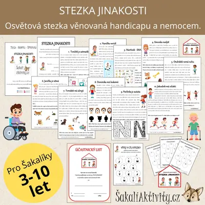  Šakalíkova trasa - STEZKA JINAKOSTI 