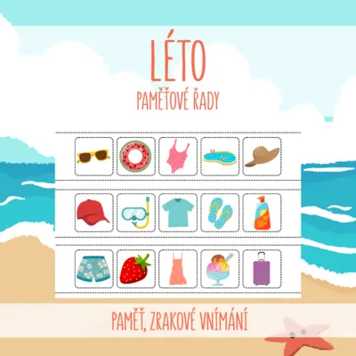 LÉTO - paměťové řady