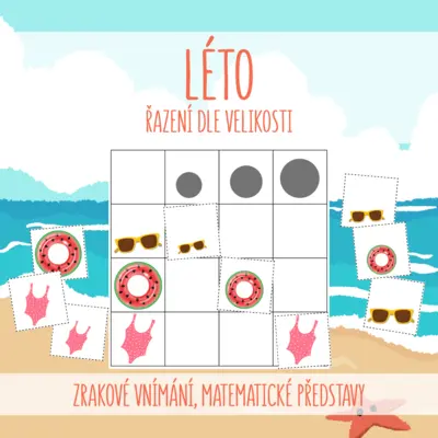 LÉTO - řazení dle velikosti