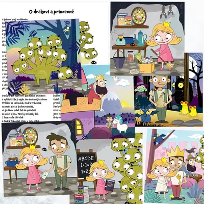 Pohádková posloupnost - O drakovi a princezně 