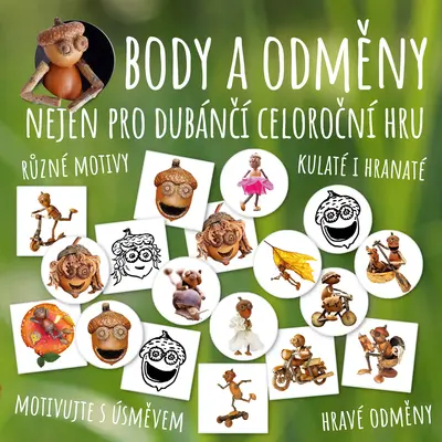 Body a odměny nejen pro dubánčí celoroční hru