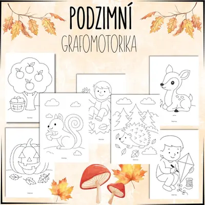 Podzimní grafomotorika